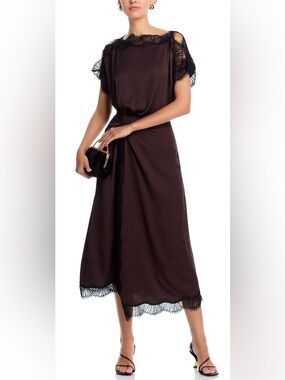 A.L.C. Luna Lace Trim Dress